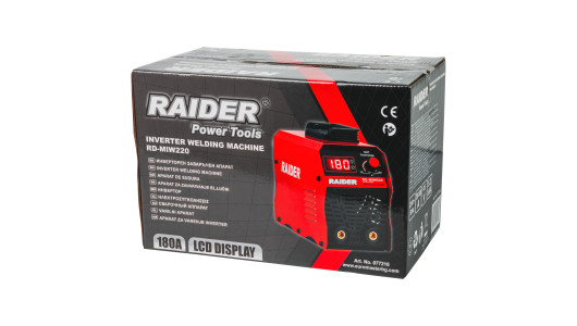 Инверторен електрожен 180A Display RAIDER RD-MIW220 image