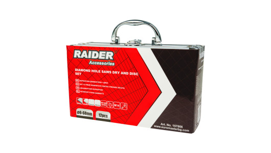 Боркорони Diamond Dry M14 &Oslash;6-68mm+Диск+AL Case Set 12 бр. image