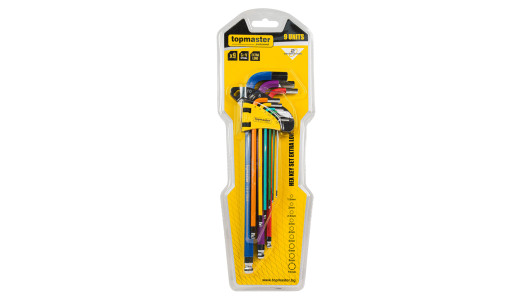 Set 9 chei imbus 1.5-10mm cu bila extra lungi COLOR TMP image