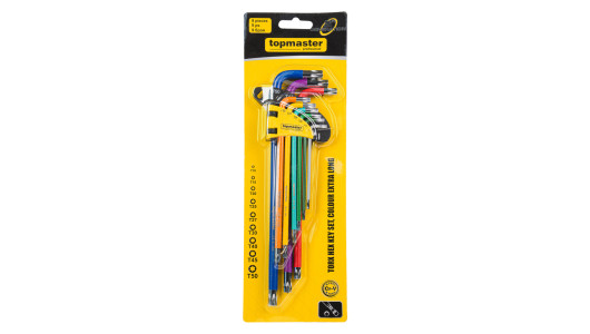 Set 9 chei TORX T10-T50 extra lungi COLOR TMP image