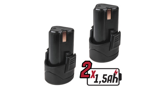 Set 12V cordless drill and impact driver 2х1.5Ah RD-CDIDL01 image