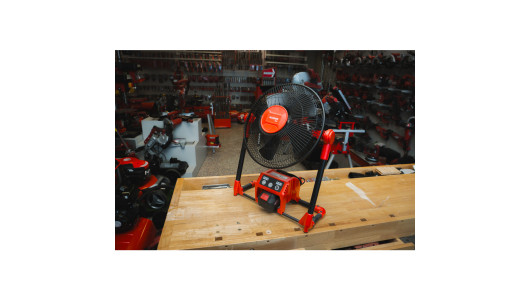 R20 Cordless Work Fan & 230V 300mm LED Solo RDP-SWF20 image