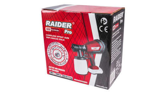 R20 Cordless Spray Gun &Oslash;1,5 1,8 2,5mm 1L Solo RDP-CSGC20 image