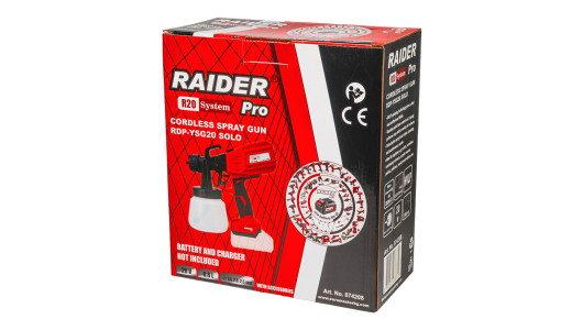 R20 Cordless Spray Gun &Oslash;1,5 2,0 2,5mm 0,8L Solo RDP-YSG20 image