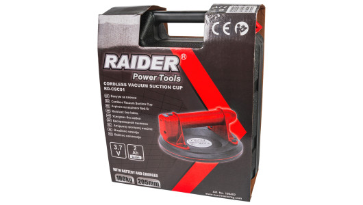 Вакуум за плочки 180kg 205mm 3,7V 2Ah куфар RAIDER RD-CSC01 image