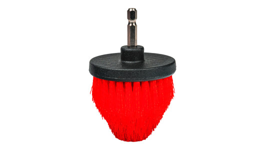 Plastic Brushes &Oslash;50 &Oslash;64 &Oslash;90 &Oslash;100mm 150mm HEX 1/4" 5pcs. Set image