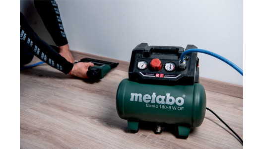 Компресор безмаслен 6 л 0.9kW METABO BASIC 160-6 W OF image