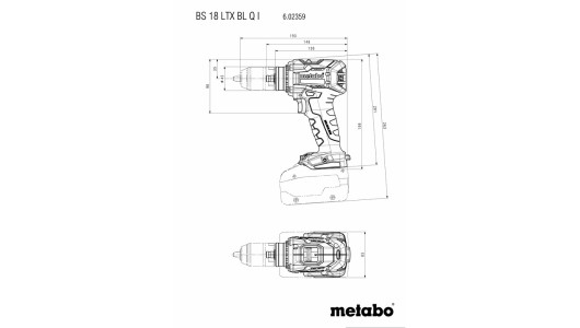 BS 18 LTX BL Q I Mașină de găurit cu acumulator image