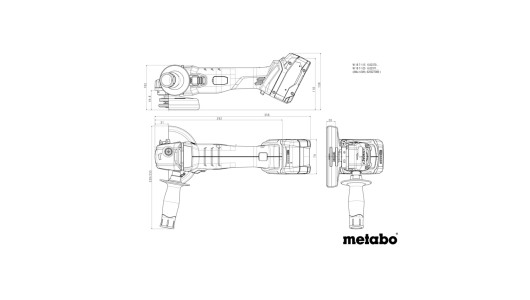 Ъглошлайф акум. 125mm METABO W 18 7-125 SOLO image