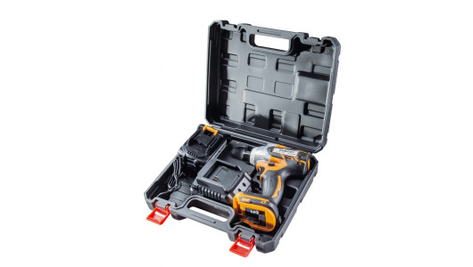 Гайковерт безч. 2-ск. 320Nm 1/2" 18V 4Ah куфар BAUKRAFT BK-BCIW08 image