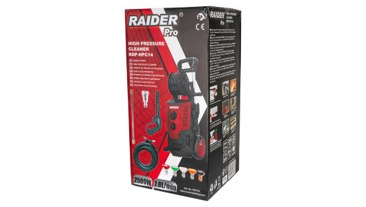 Водоструйка безчеткова 2500W 19.5MPa 7.8L/min RAIDER PRO RDP-HPC14 image