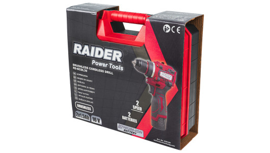 Brushless Drill 16V 2speed metal chuck 2x1,5AhCase RD-BCDL39 image