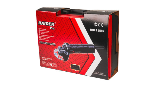 Angle Grinder 125mm 900W LCD 2disc Red Case RDP-AG79 B. E. image