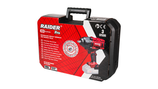 R20 Brushless Impact Wrench 1/2"2000Nm3spLED Solo RDP-BBIW20 image