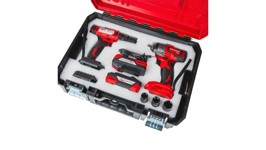 R20 Бормашина & Безч.Гайковерт320Nm2x2AhCaseRDP-PCD20&PBIW20 image