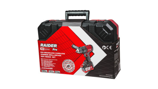 R20 Бормашина уд. безч. 2-ск. 13mm 60Nm 4Ah Case RDP-YBID20 image