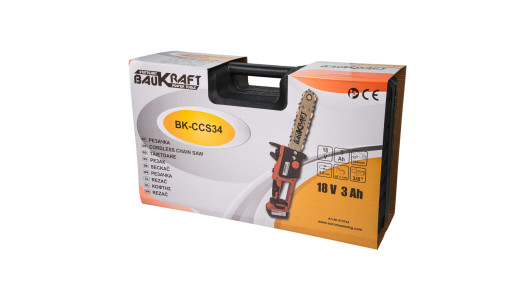 Cordl. Chain Saw18V 305mm SDS 3/8".050" 45 3Ah Case BK-CCS34 image