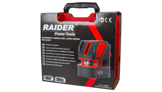Automatic cross-line laser Green 30m 180&deg; RD-CLG01 image