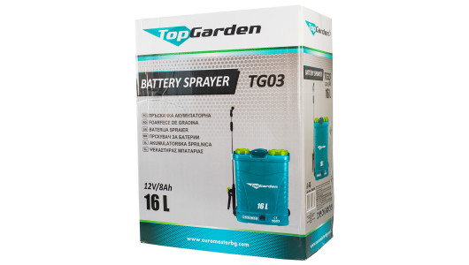 Пръскачка с батерия 12V/8AH 16л TG03 нов GADGET image