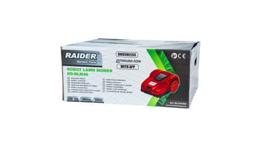 Brushless Robot Lawn Mower 160mm 20V 2Ah APP 500m2 RD-RLM46 image