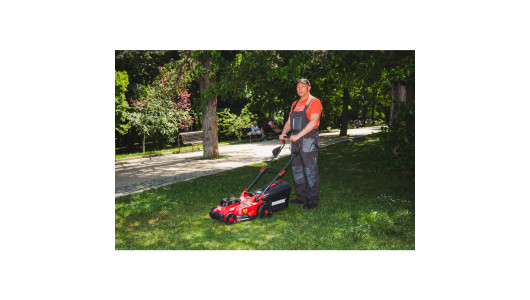 R20 Brushless Cordless Lawn Mower 37cm 35L Solo RDP-BCLM20 image