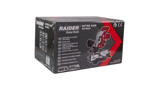 Циркуляр настолен &oslash;210mm 1400W лазер RAIDER RD-MS21 image