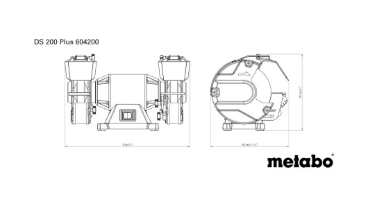 DS 200 PLUS bench grinder image