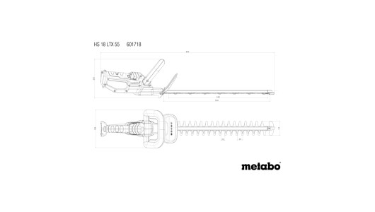 Храсторез акум. 18V 55cm METABO HS 18 LTX 55 Solo image