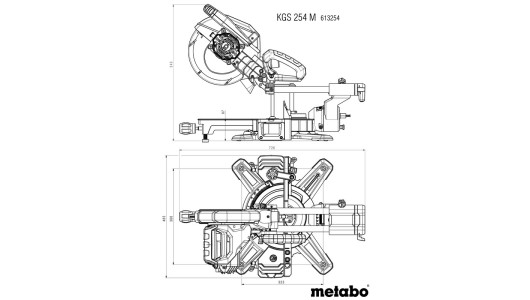 KGS 254 M Crosscut Saw image